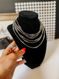 THE GRADUATED BAILEY NECKLACE 14” 16” 18”
