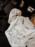 THE COWBOY SCRIBBLE MOCK NECK