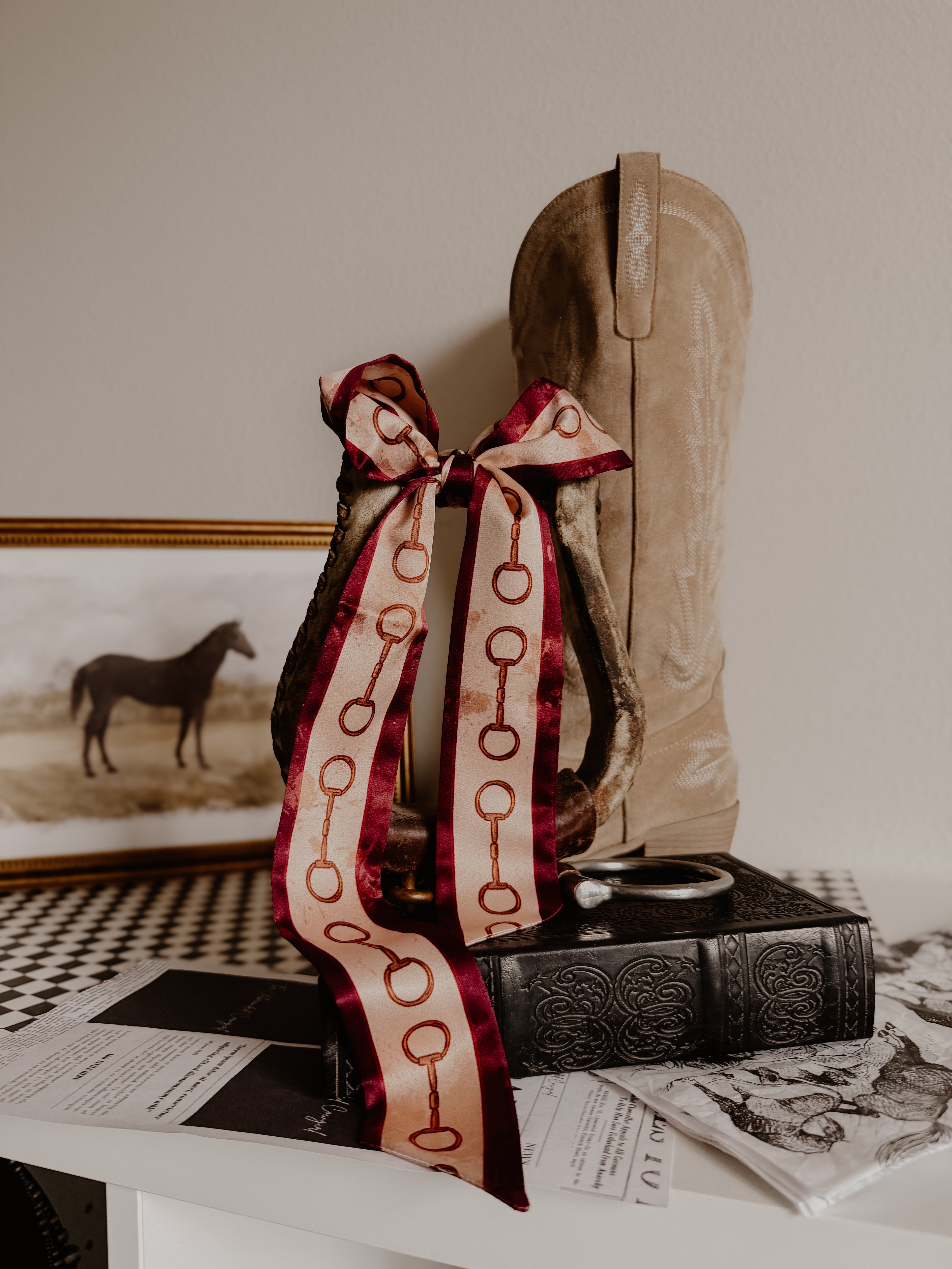 THE SNAFFLE BIT SILK TWILLY￼￼