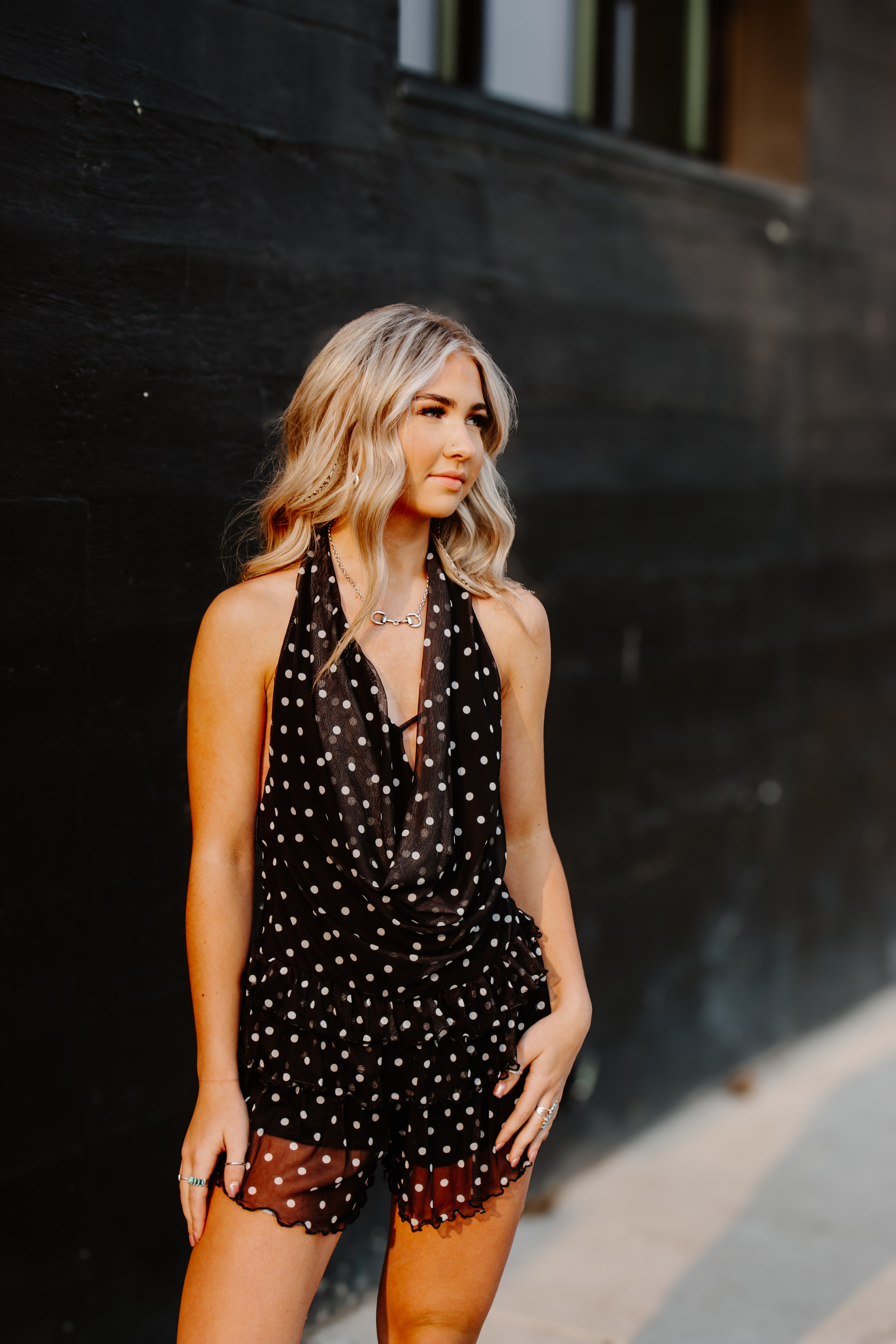 THE COHEN RUFFLE ROMPER