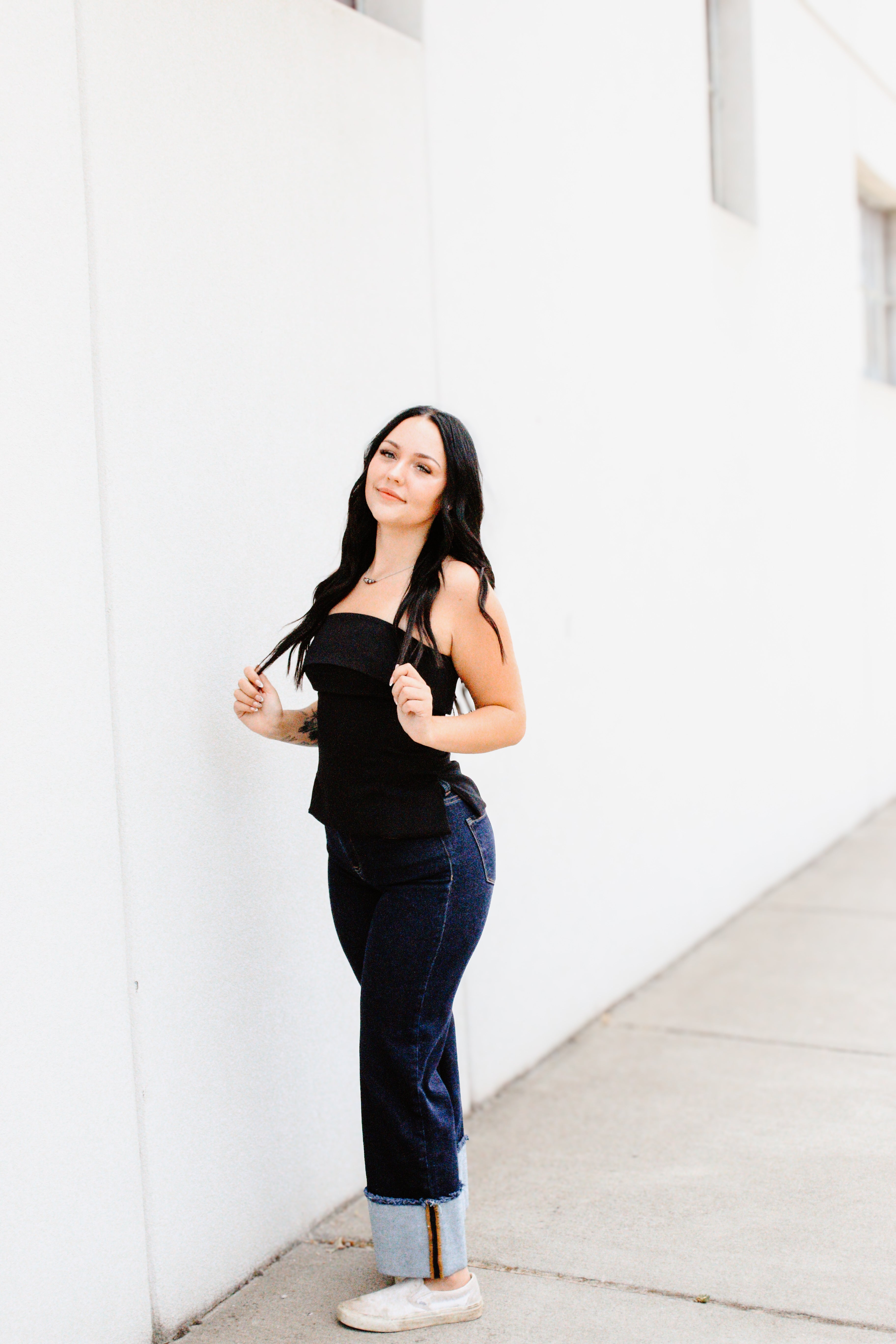 THE TESS SIDE SLIT TOP