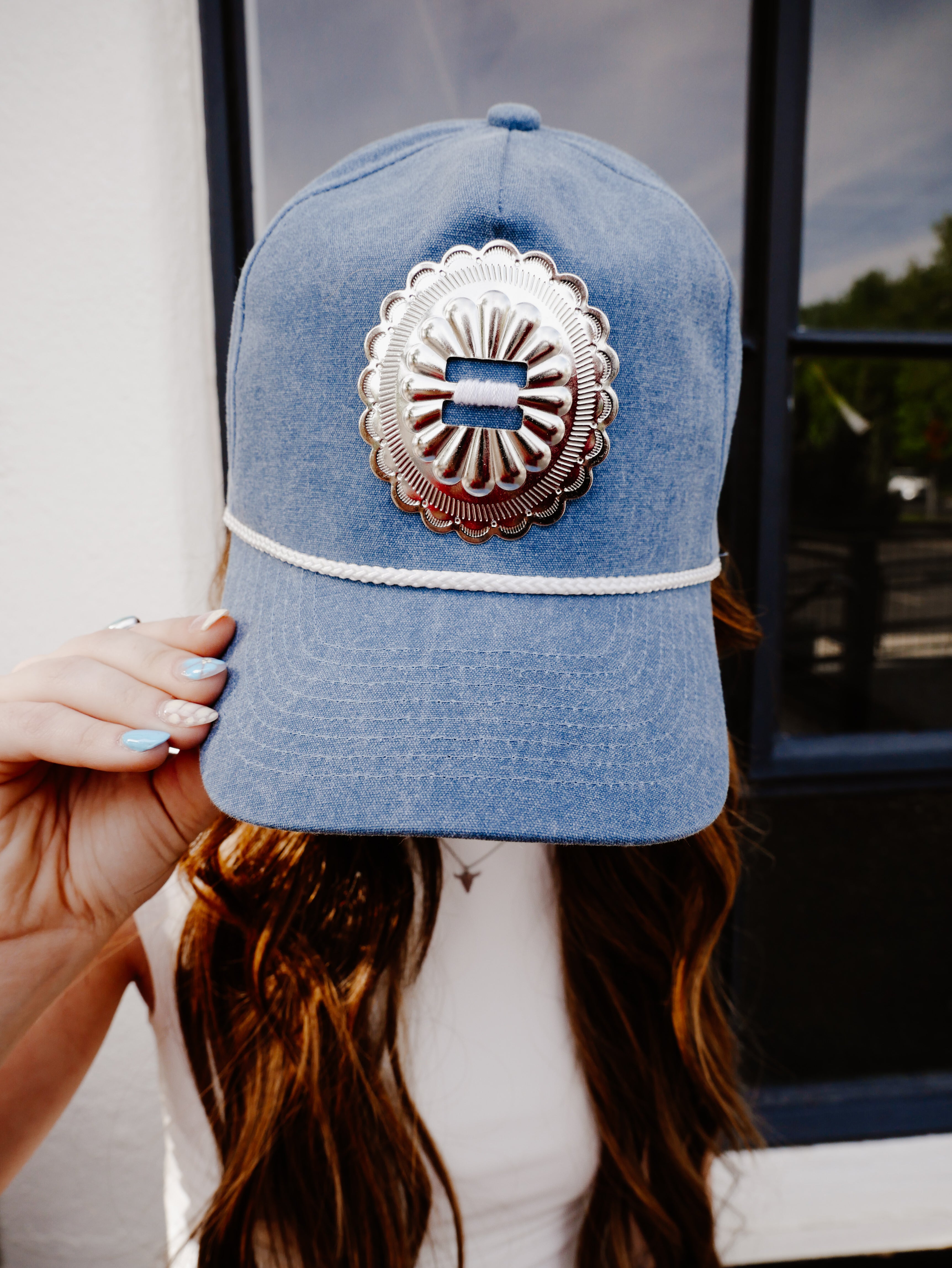 THE ELLA CONCHO TRUCKER HAT