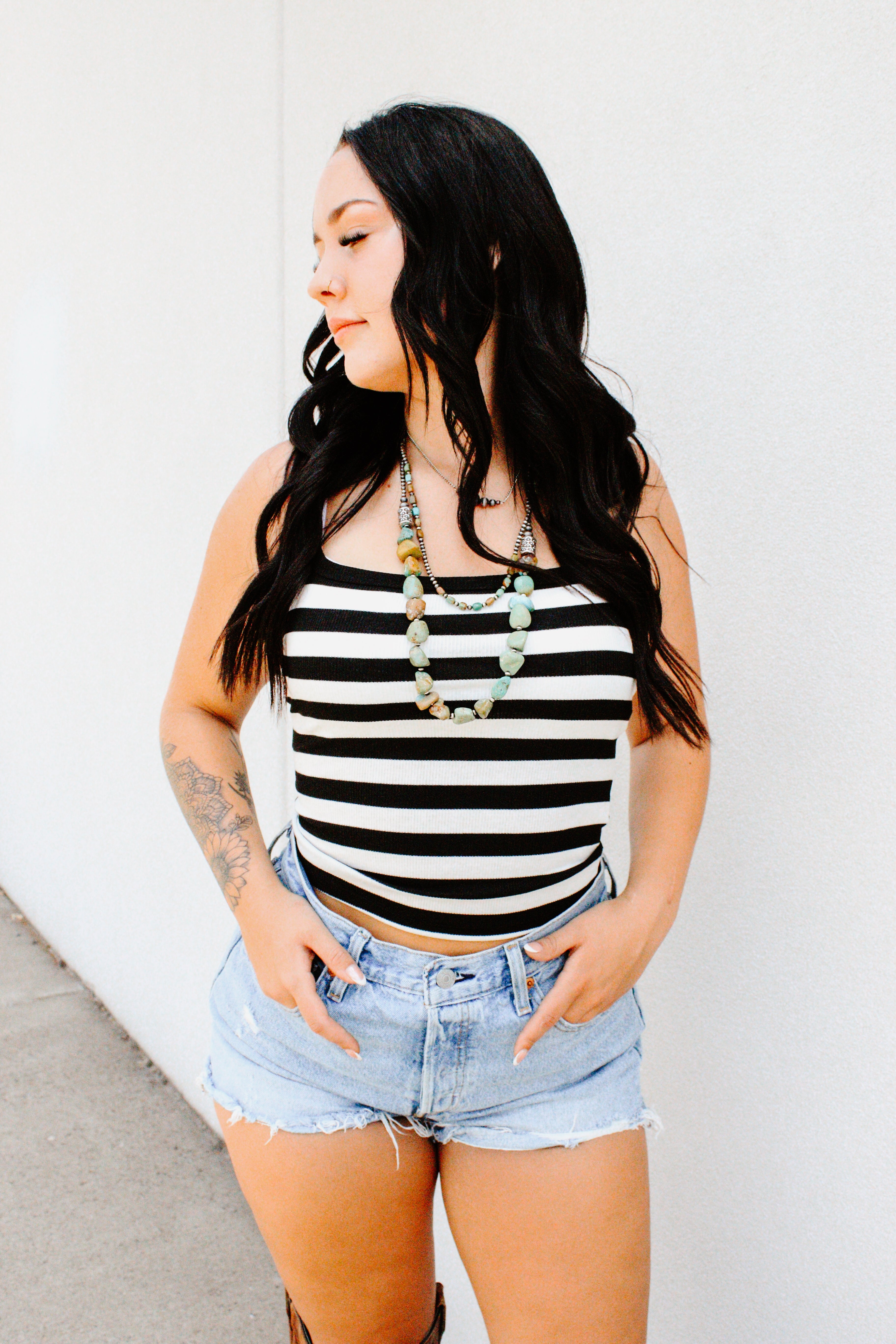 THE BABY STRIPED TANK