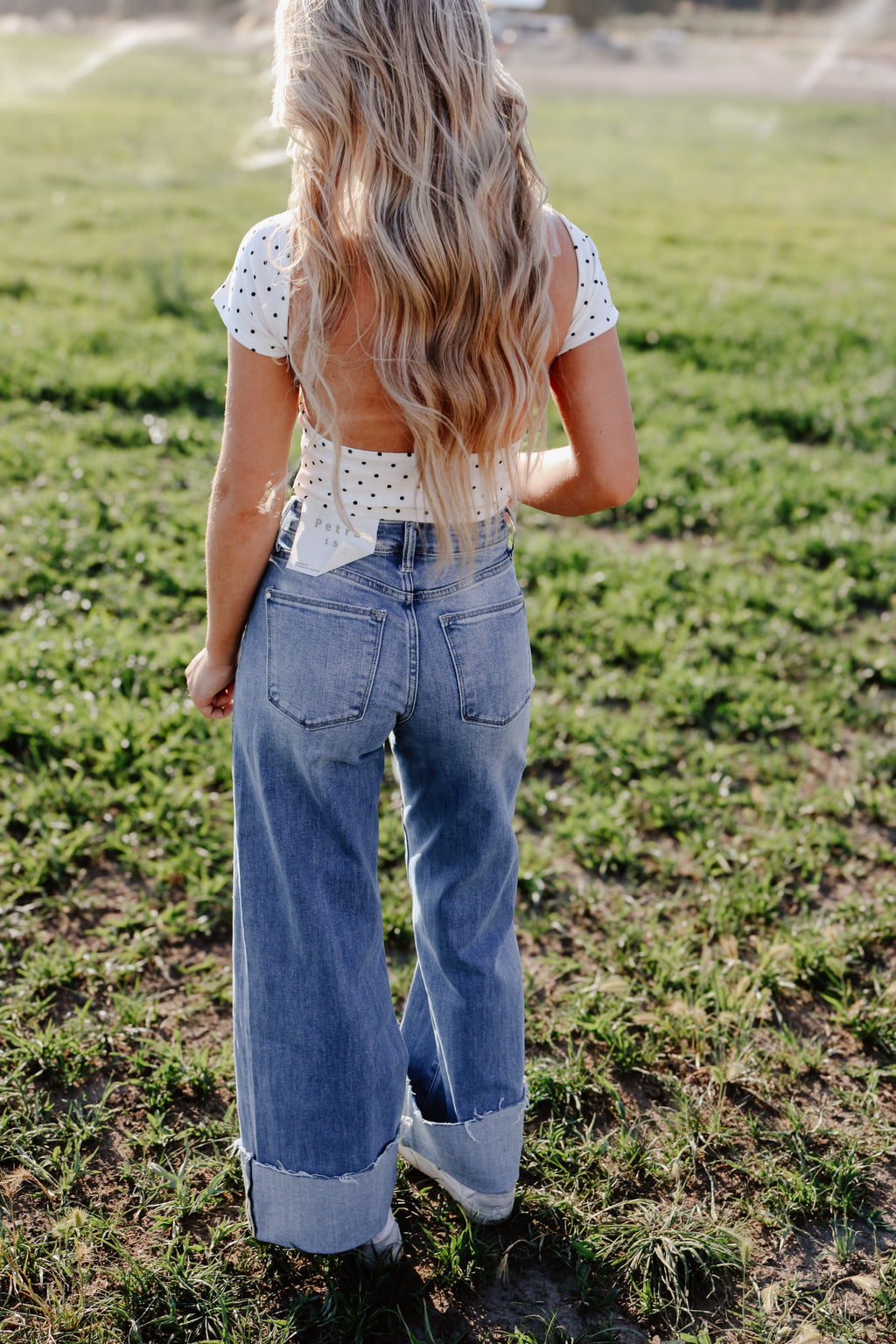 THE HEATHER CUFF JEANS