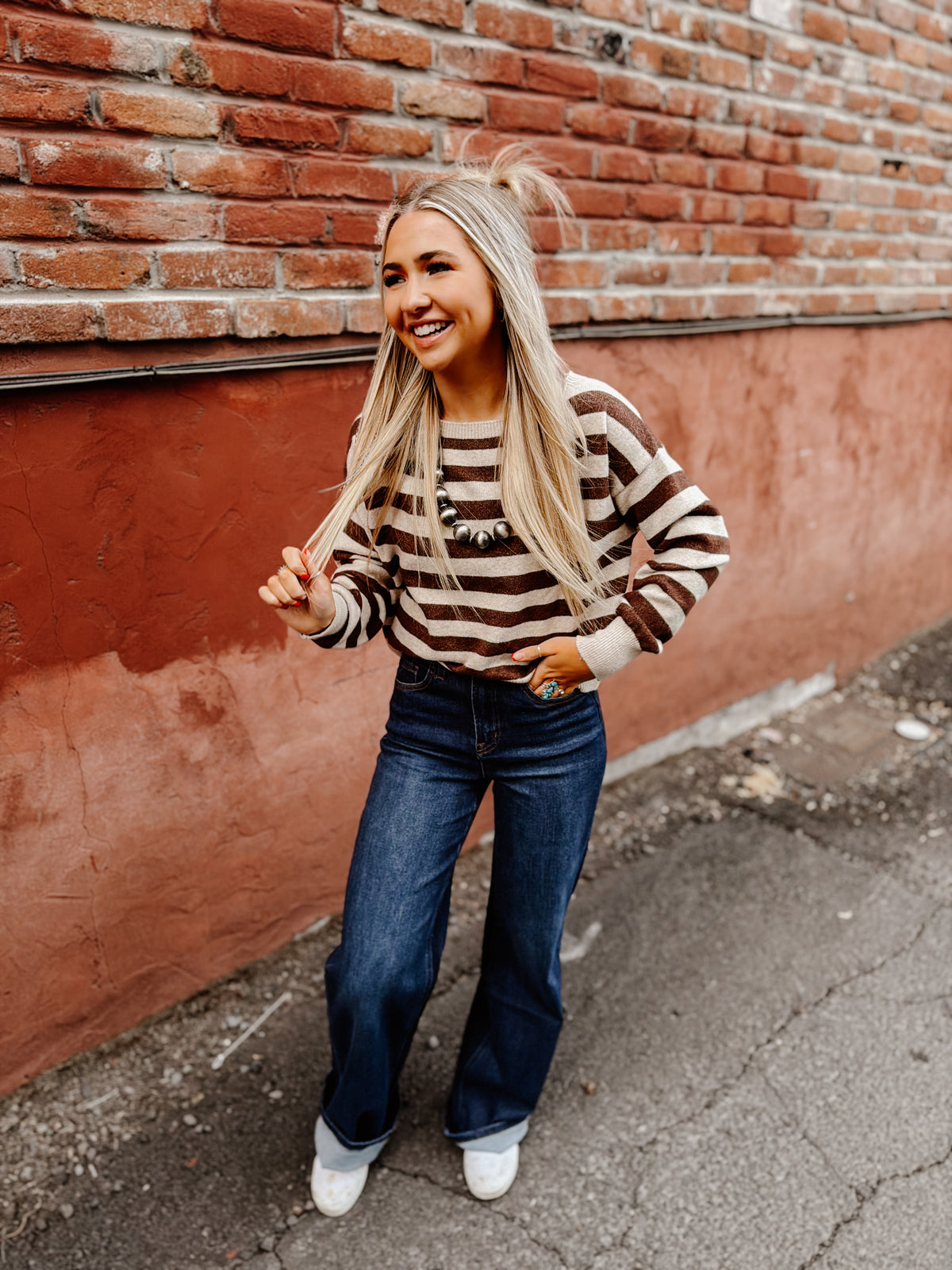 THE ODESSA STRIPE SWEATER