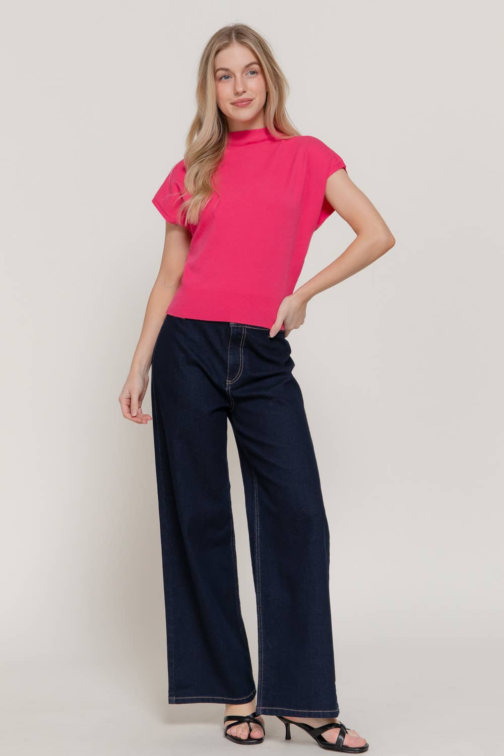 THE TAYLOR MOCK SWEATER TOP
