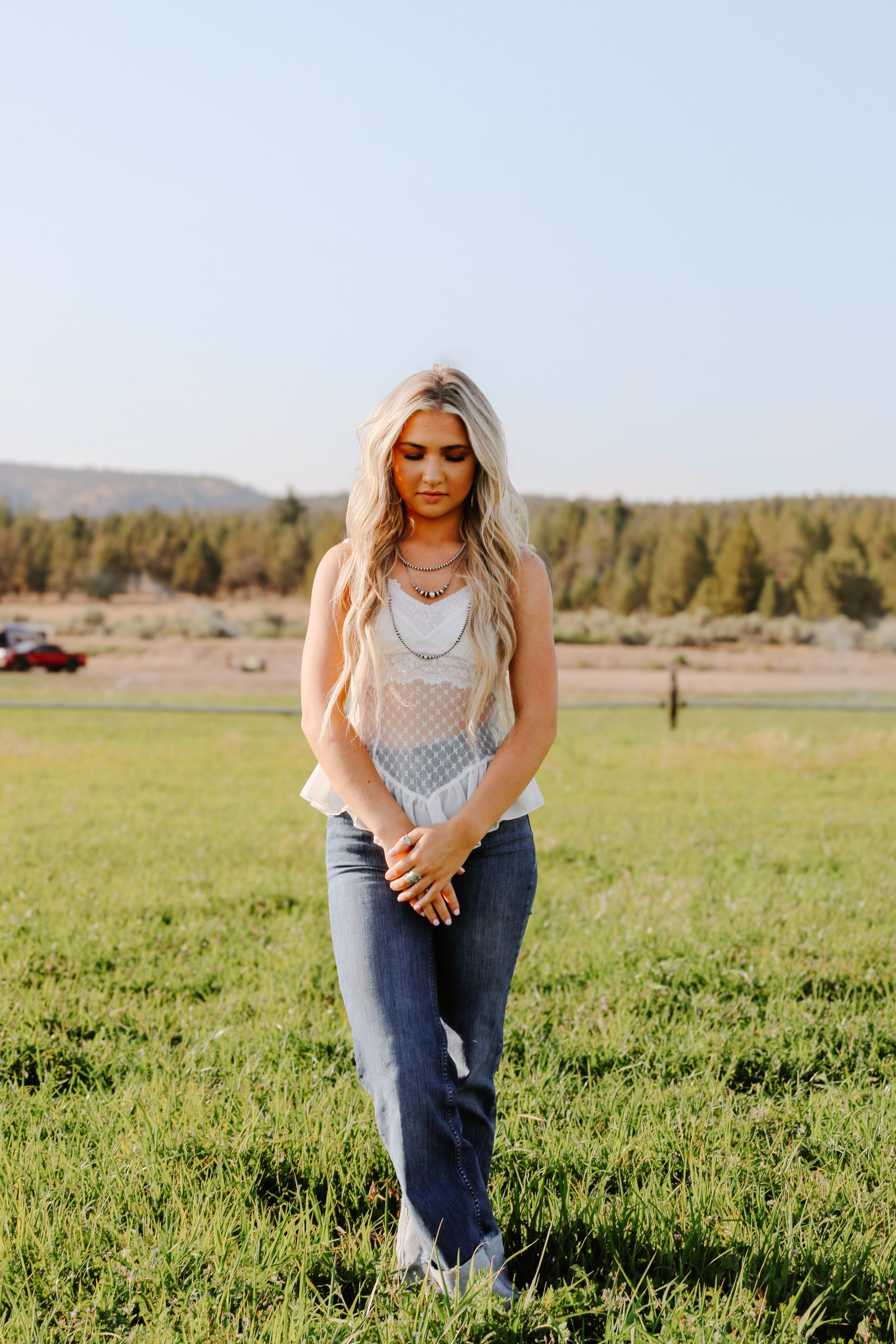 THE EVERETT SHEER LACE TOP