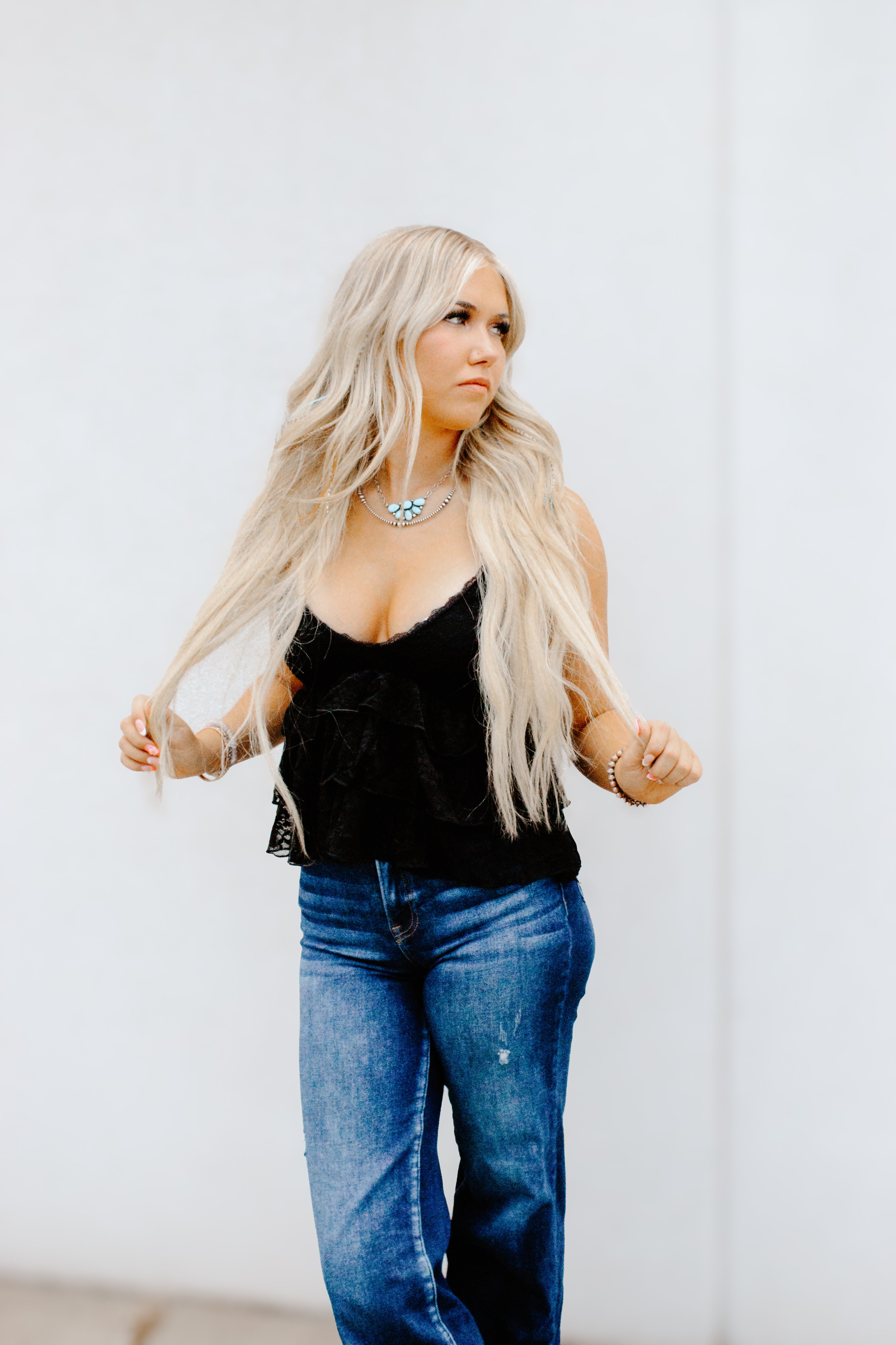 THE BAYLEE RUFFLE TANK