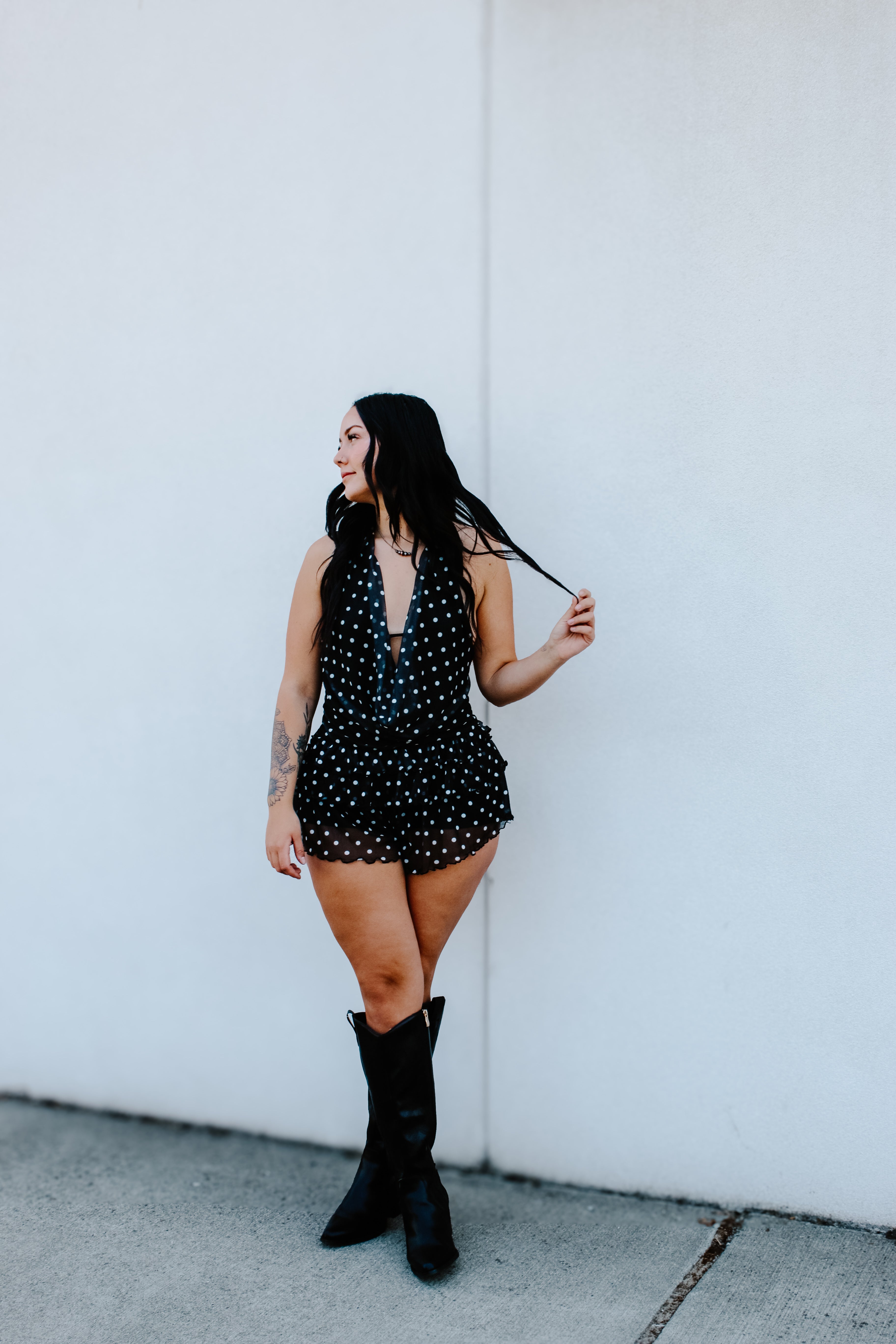THE COHEN RUFFLE ROMPER