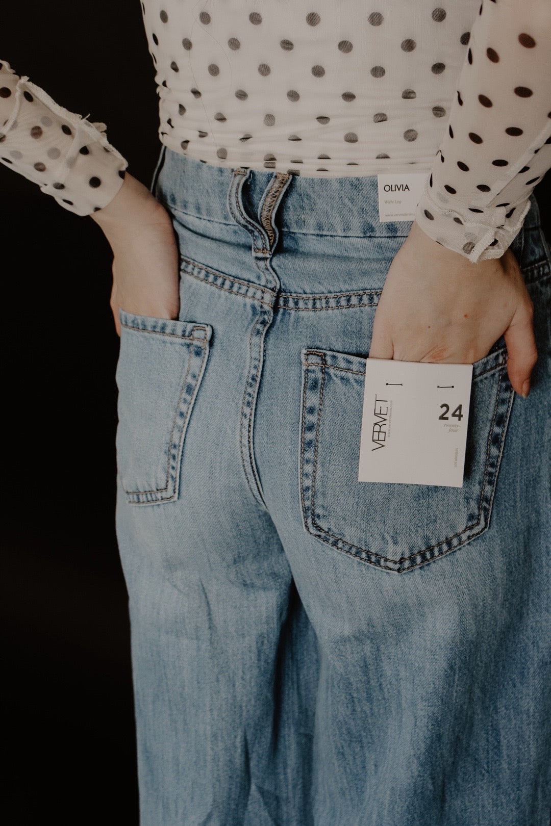 THE OLIVA WIDE LEG JEANS
