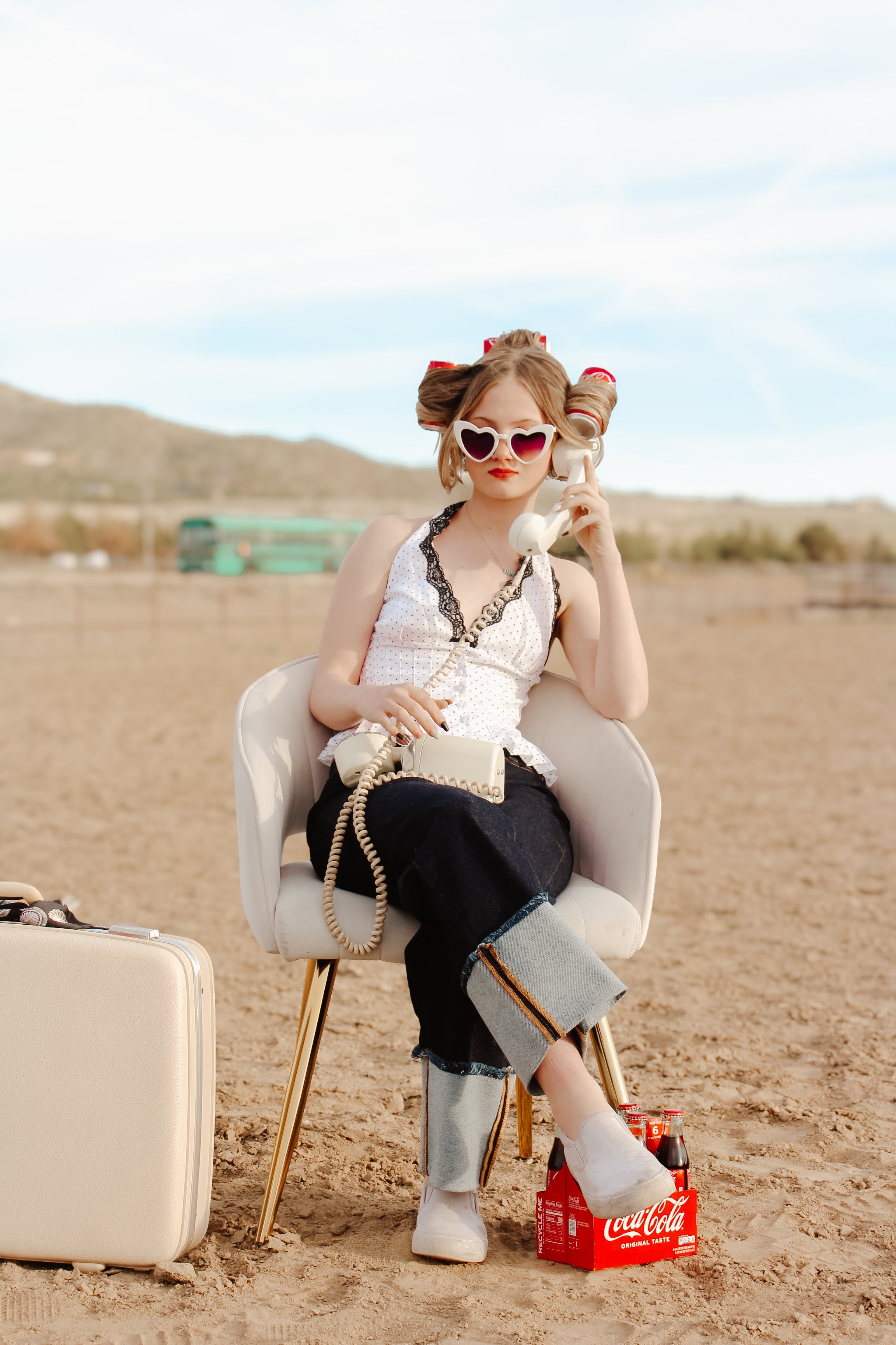 THE GRACELYN HALTER TOP - WHITE
