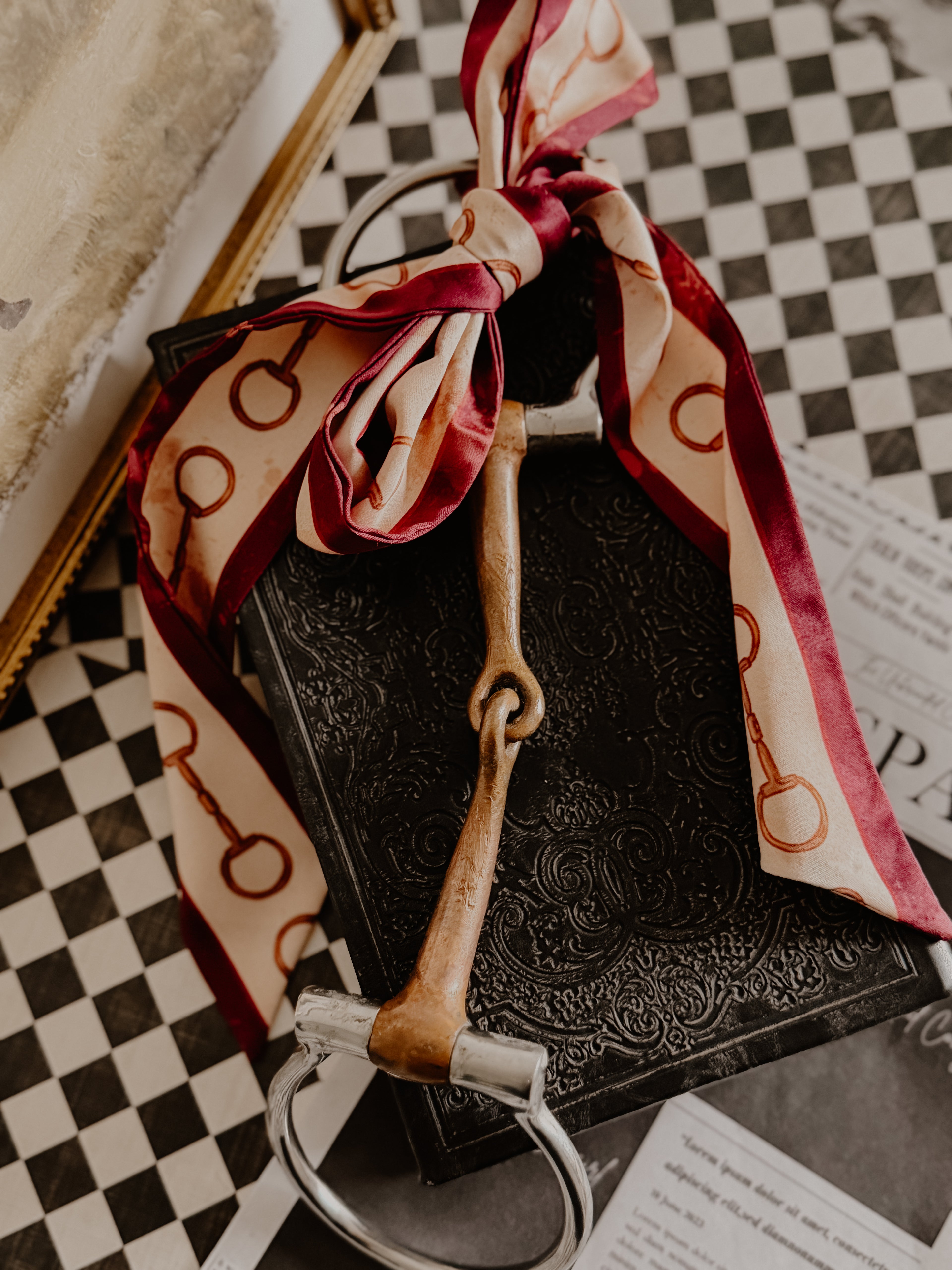 THE SNAFFLE BIT SILK TWILLY￼￼