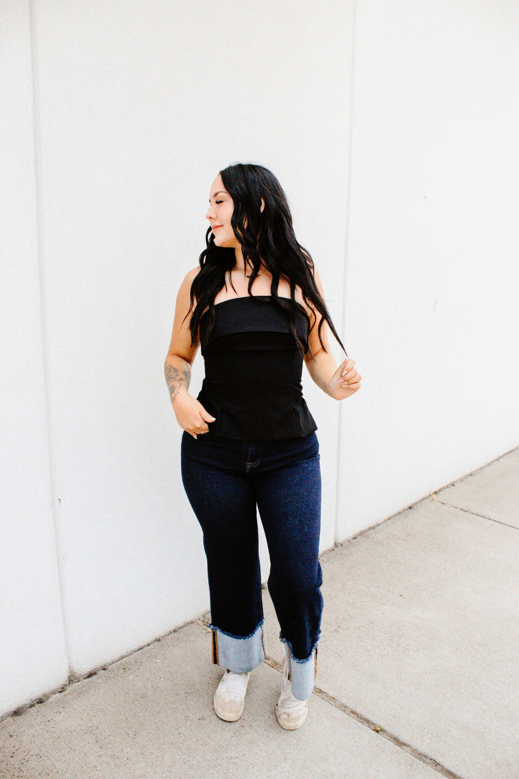 THE TESS SIDE SLIT TOP