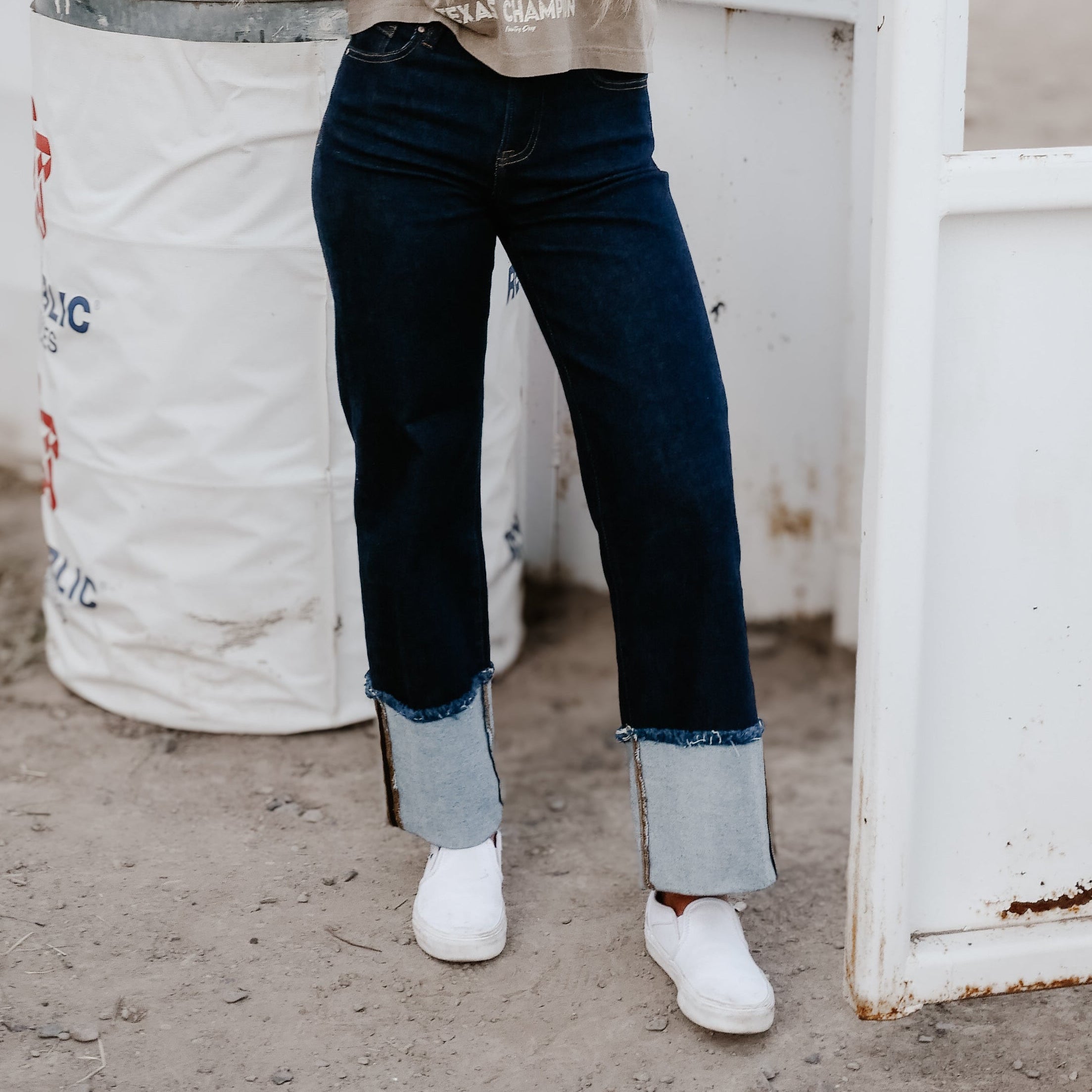 THE ORIGINAL COWGIRL CUFF JEANS