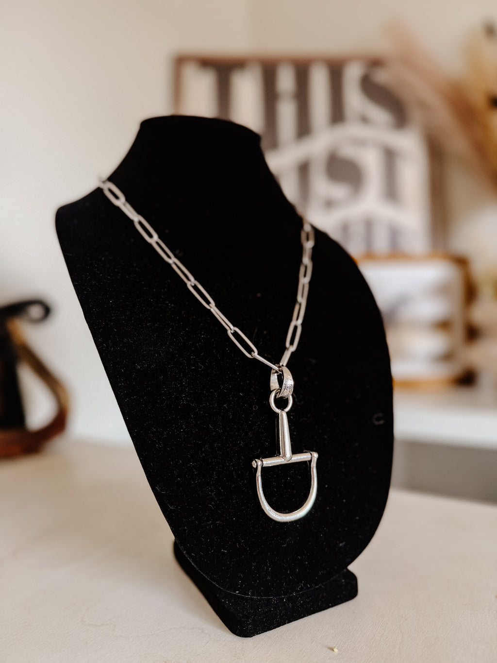 THE SHAYLEE HORSEBIT NECKLACE