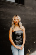 THE SLATE BLACK TUBE TOP