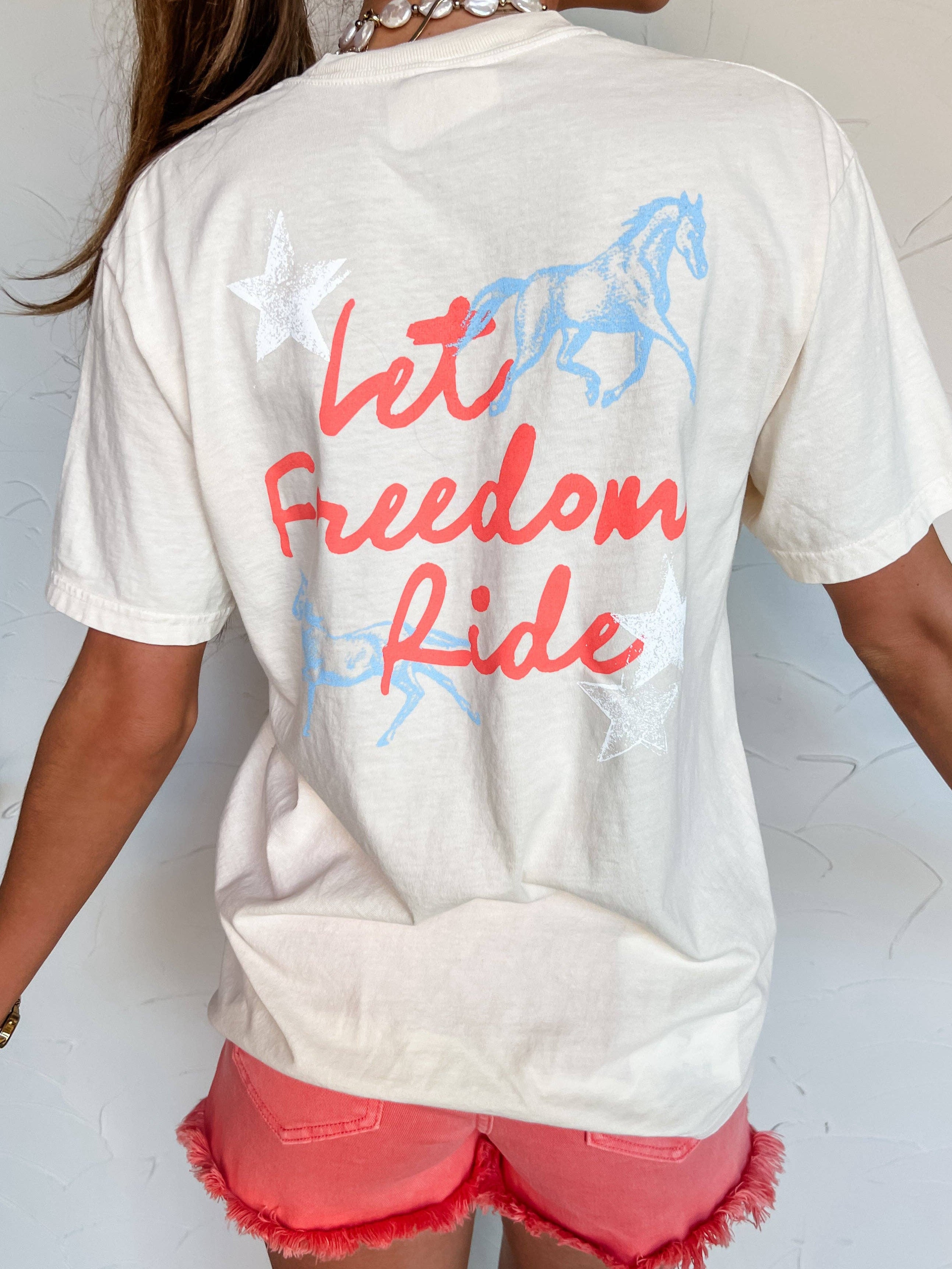 LET FREEDOM RIDE TEE