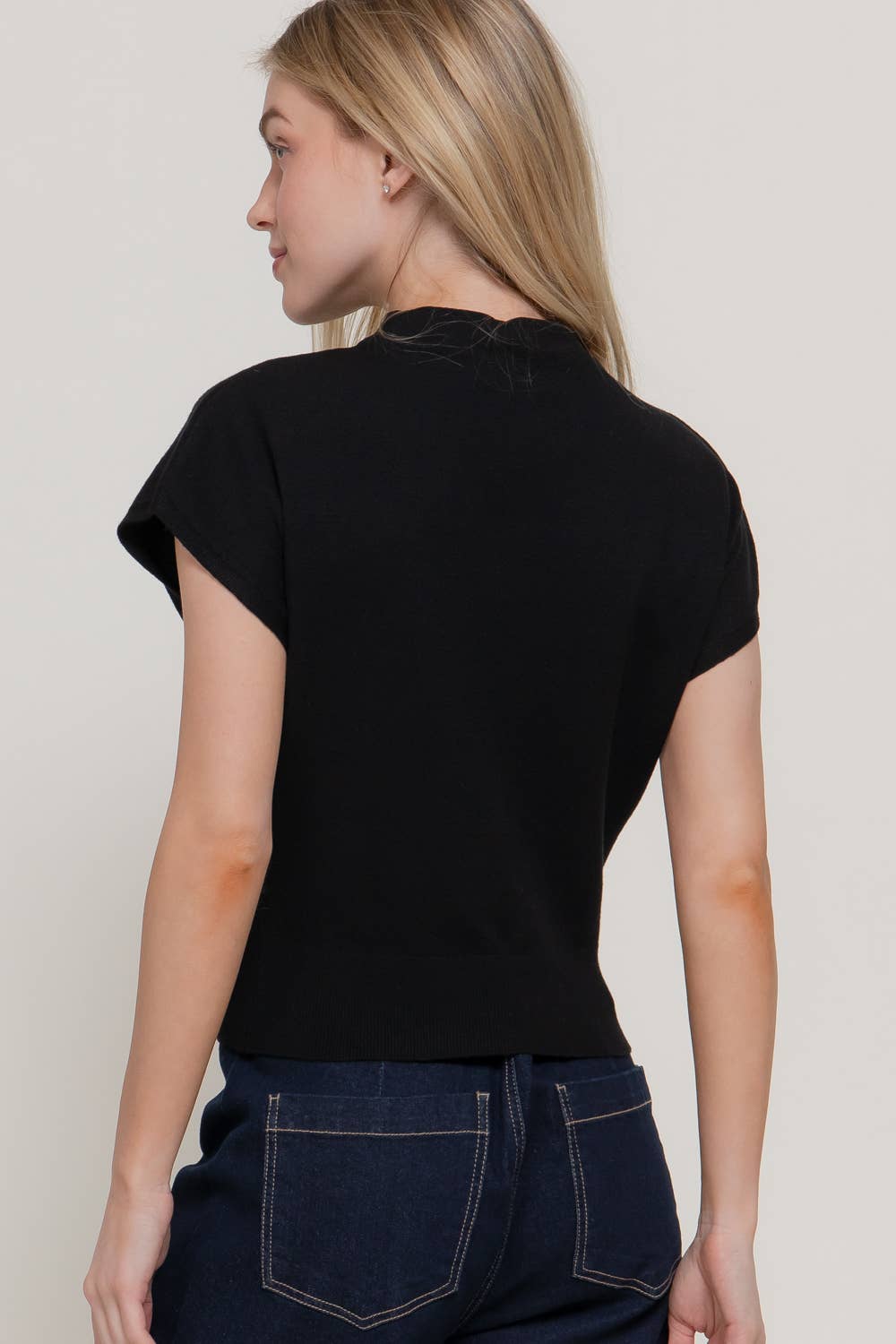 THE TAYLOR MOCK SWEATER TOP