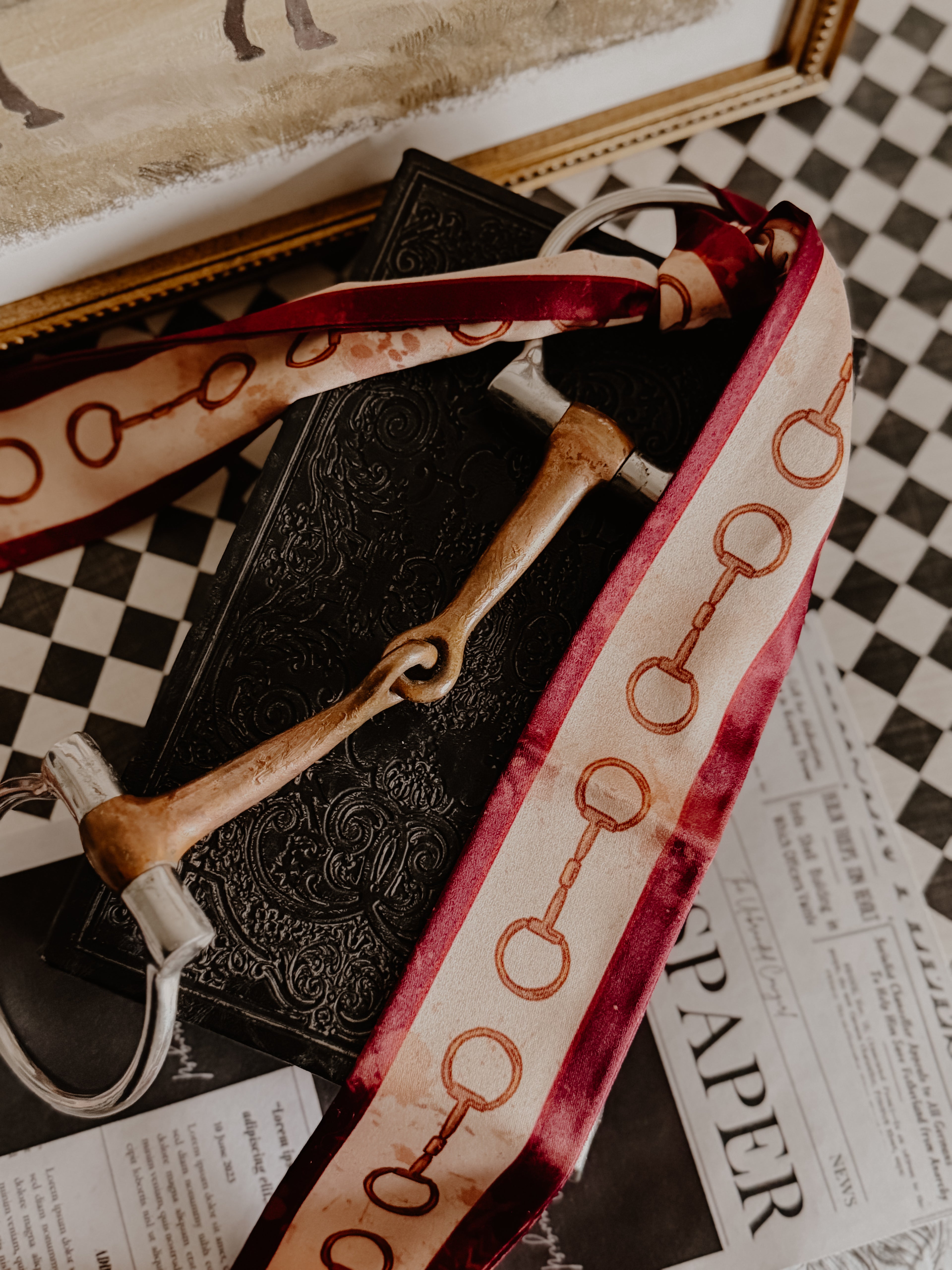 THE SNAFFLE BIT SILK TWILLY￼￼