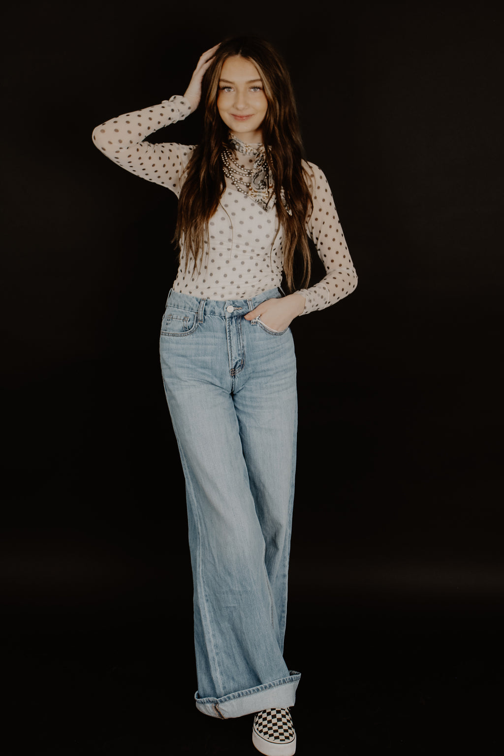 THE OLIVA WIDE LEG JEANS