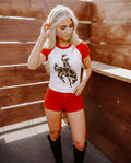 THE RED LEOPARD BABY TEE
