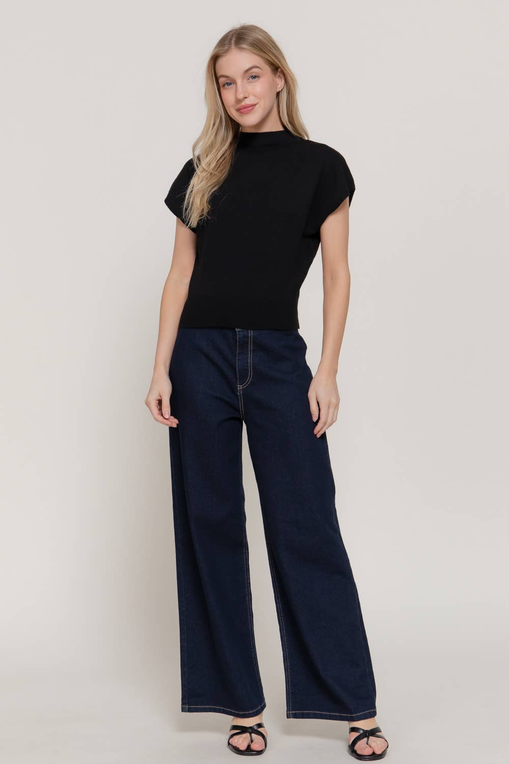 THE TAYLOR MOCK SWEATER TOP