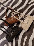 THE BIT GIRL SUEDE SHOULDER BAG