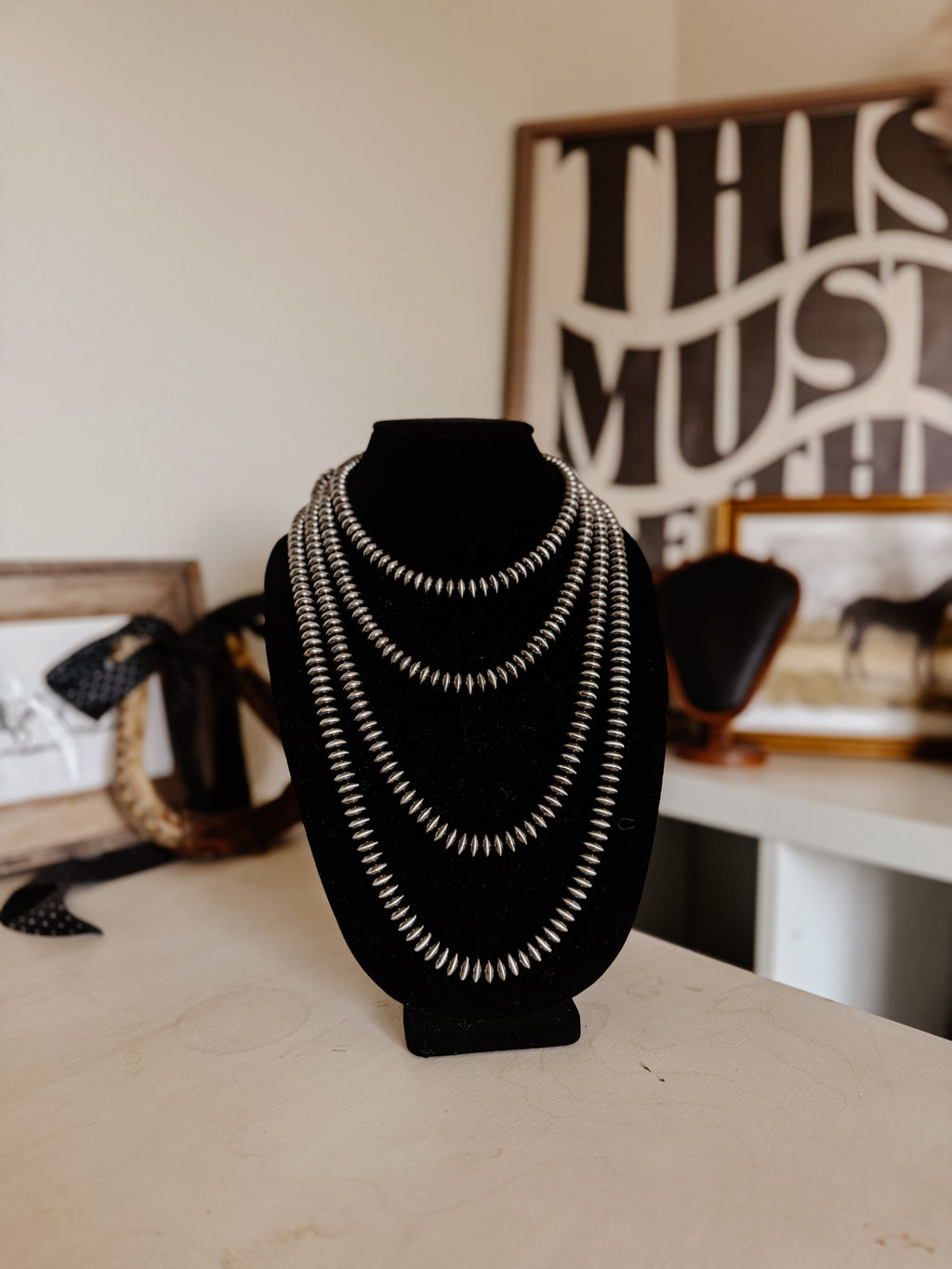 THE HALEY STACKER SAUCER PEARL SET