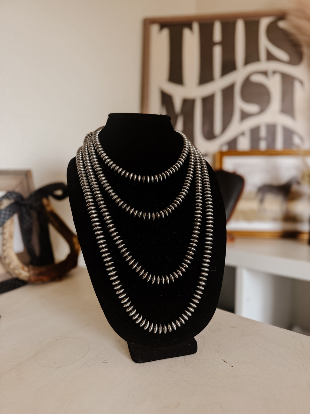 THE HALEY STACKER SAUCER PEARL SET