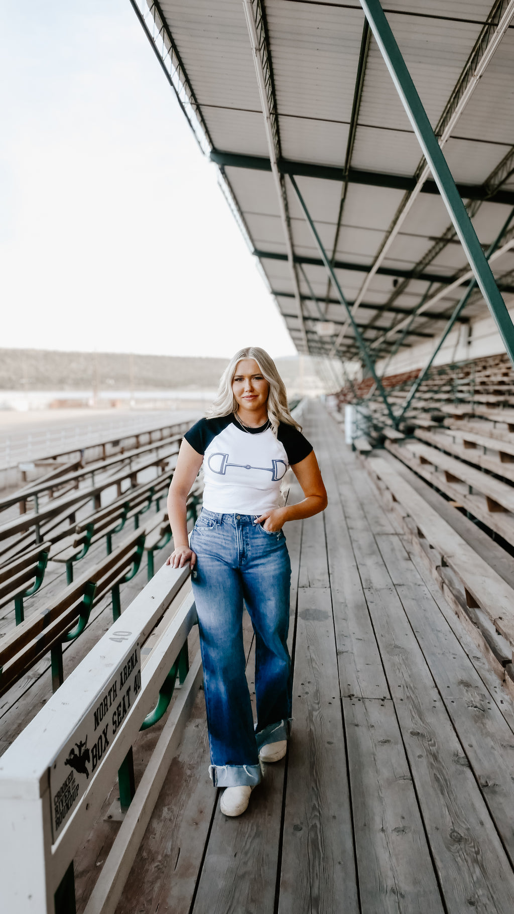 THE CASEY BIT BABY TEE