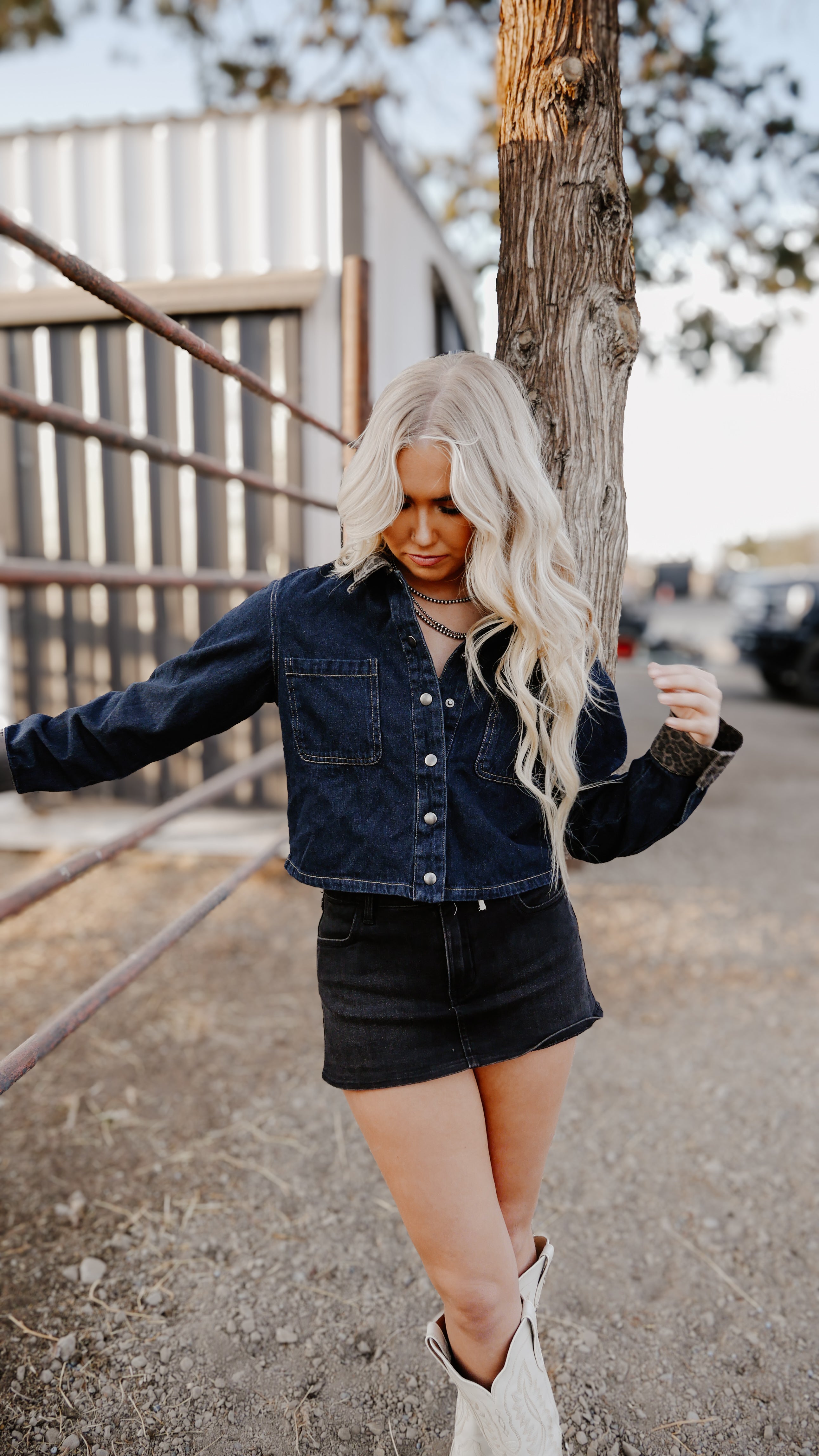 THE REGAN LEOPARD DENIM