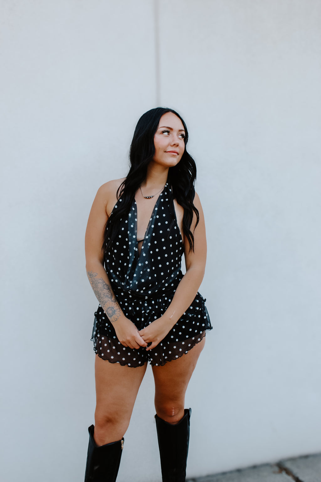 THE COHEN RUFFLE ROMPER
