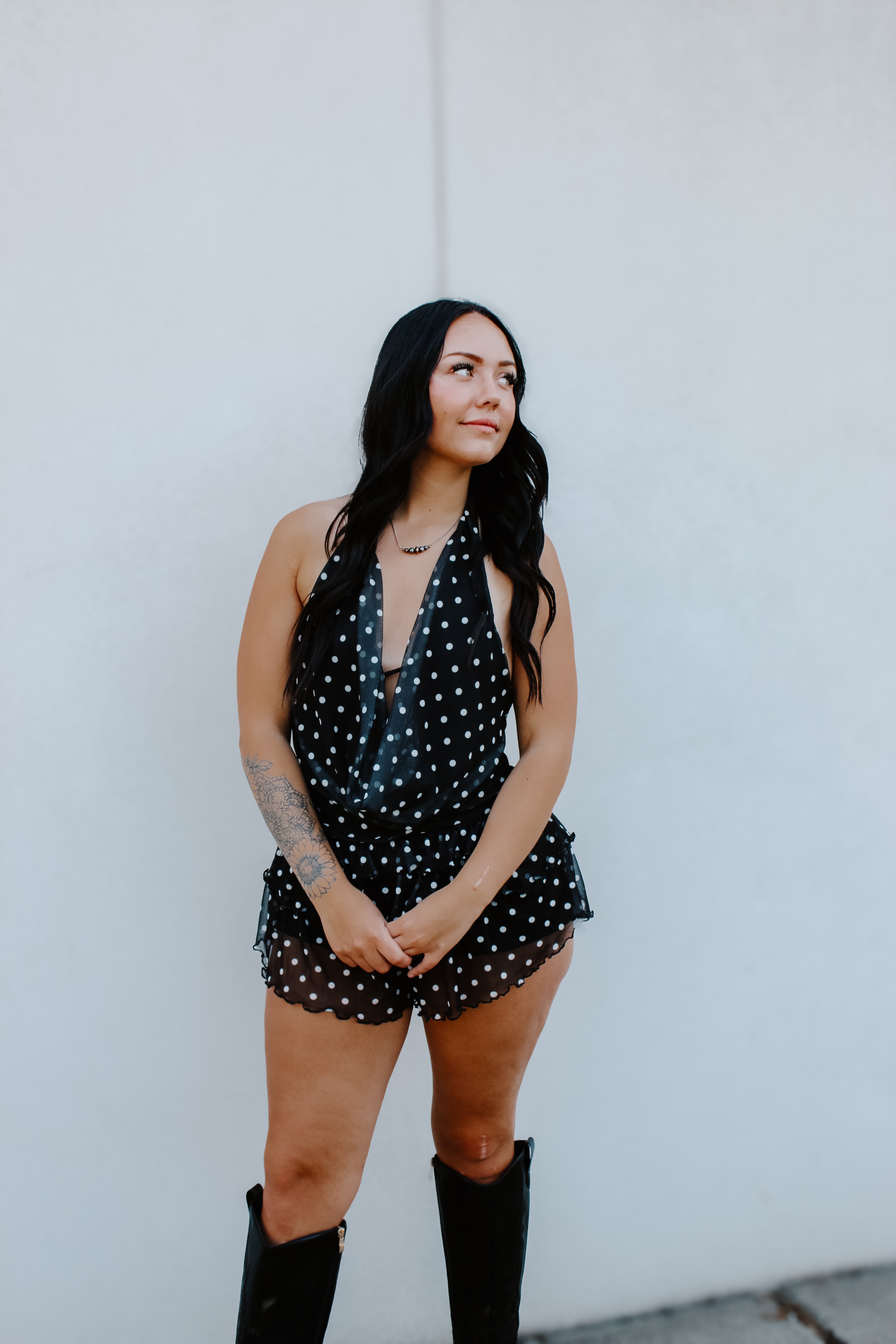 THE COHEN RUFFLE ROMPER