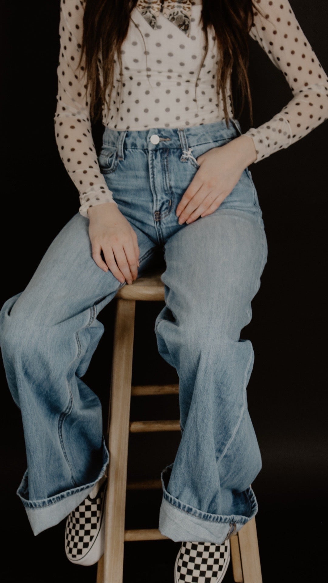 THE OLIVA WIDE LEG JEANS