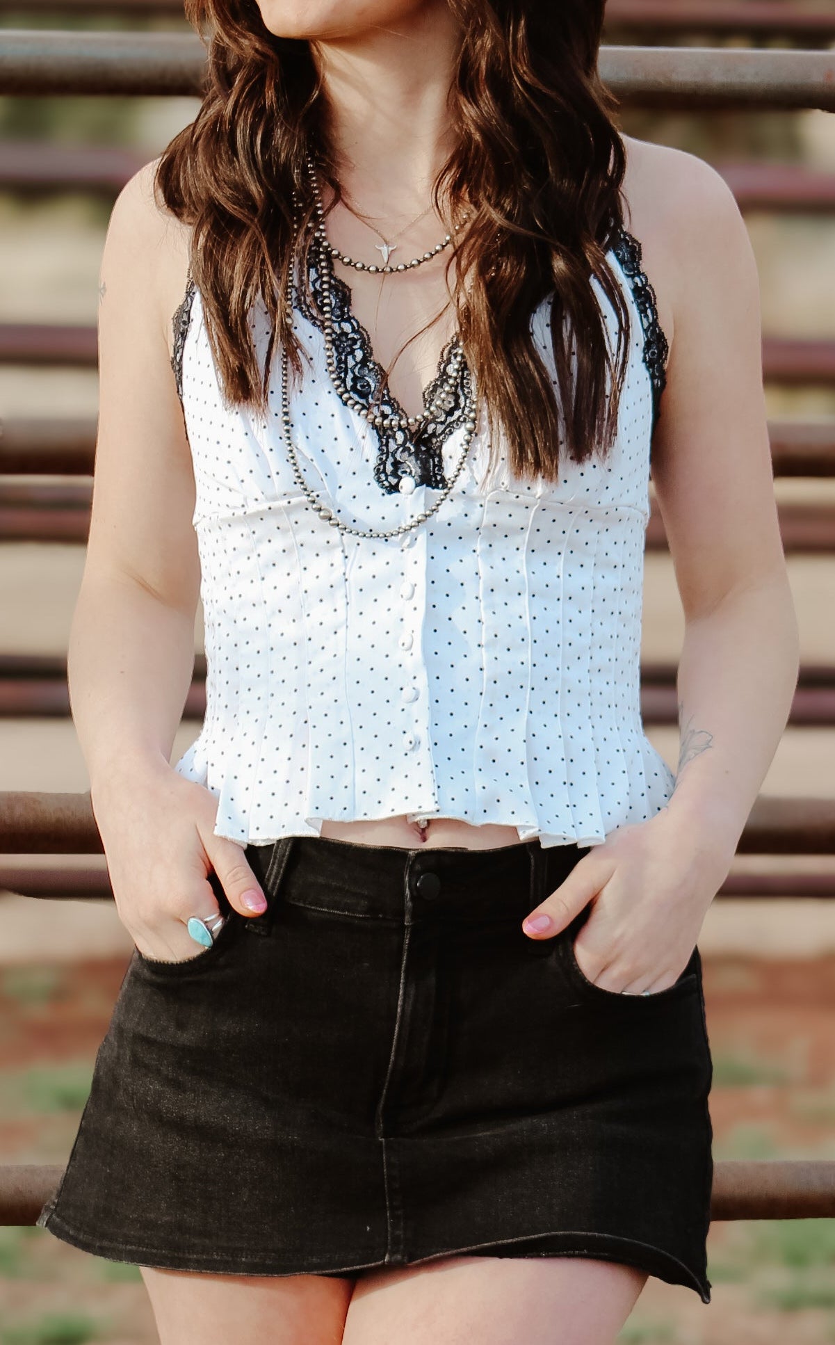 THE GRACELYN HALTER TOP - WHITE