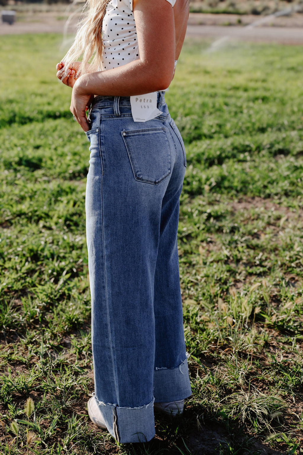 THE HEATHER CUFF JEANS