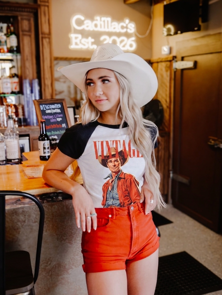 THE VINTAGE COWBOY BABY TEE