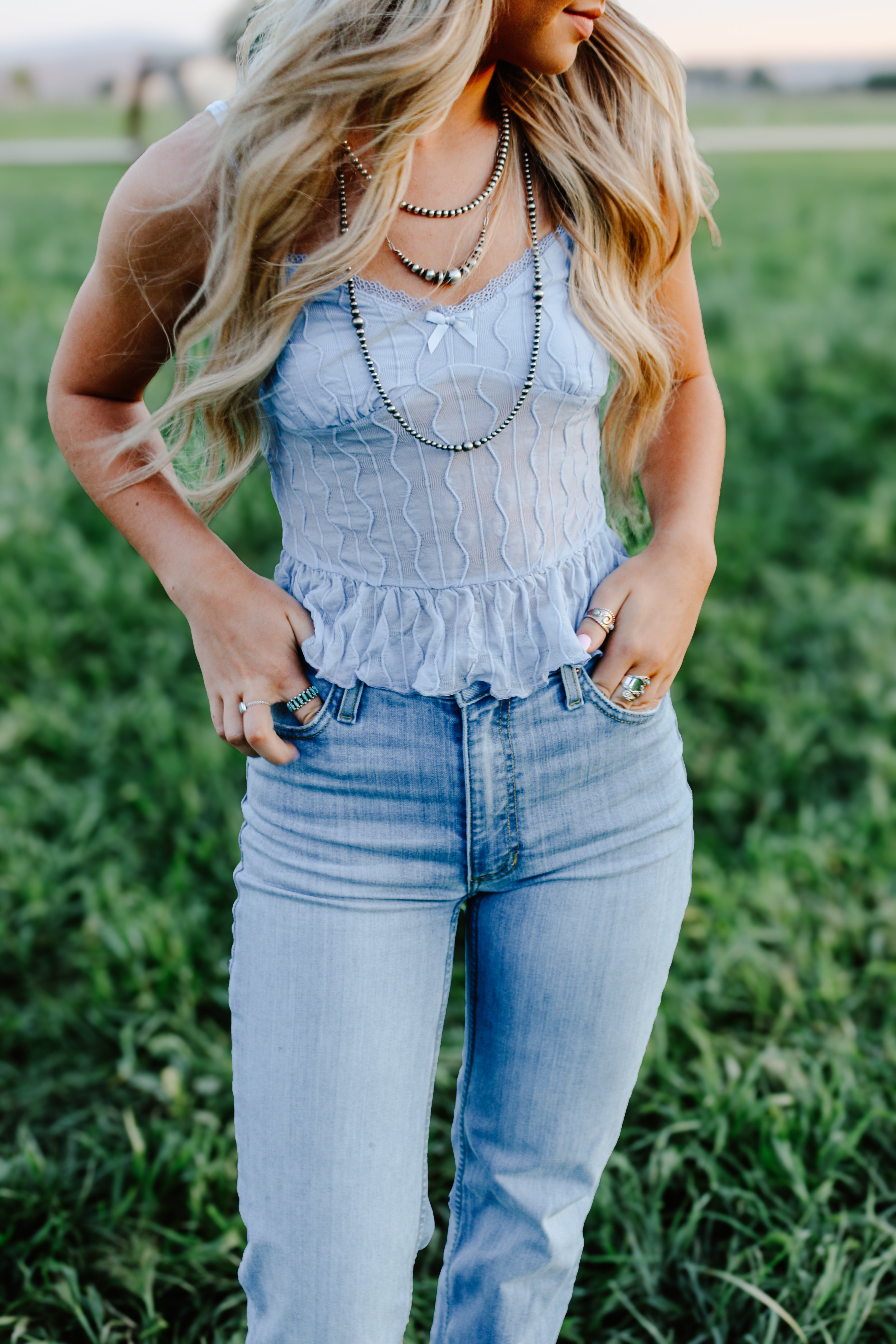 THE SATIN BOW CAMI