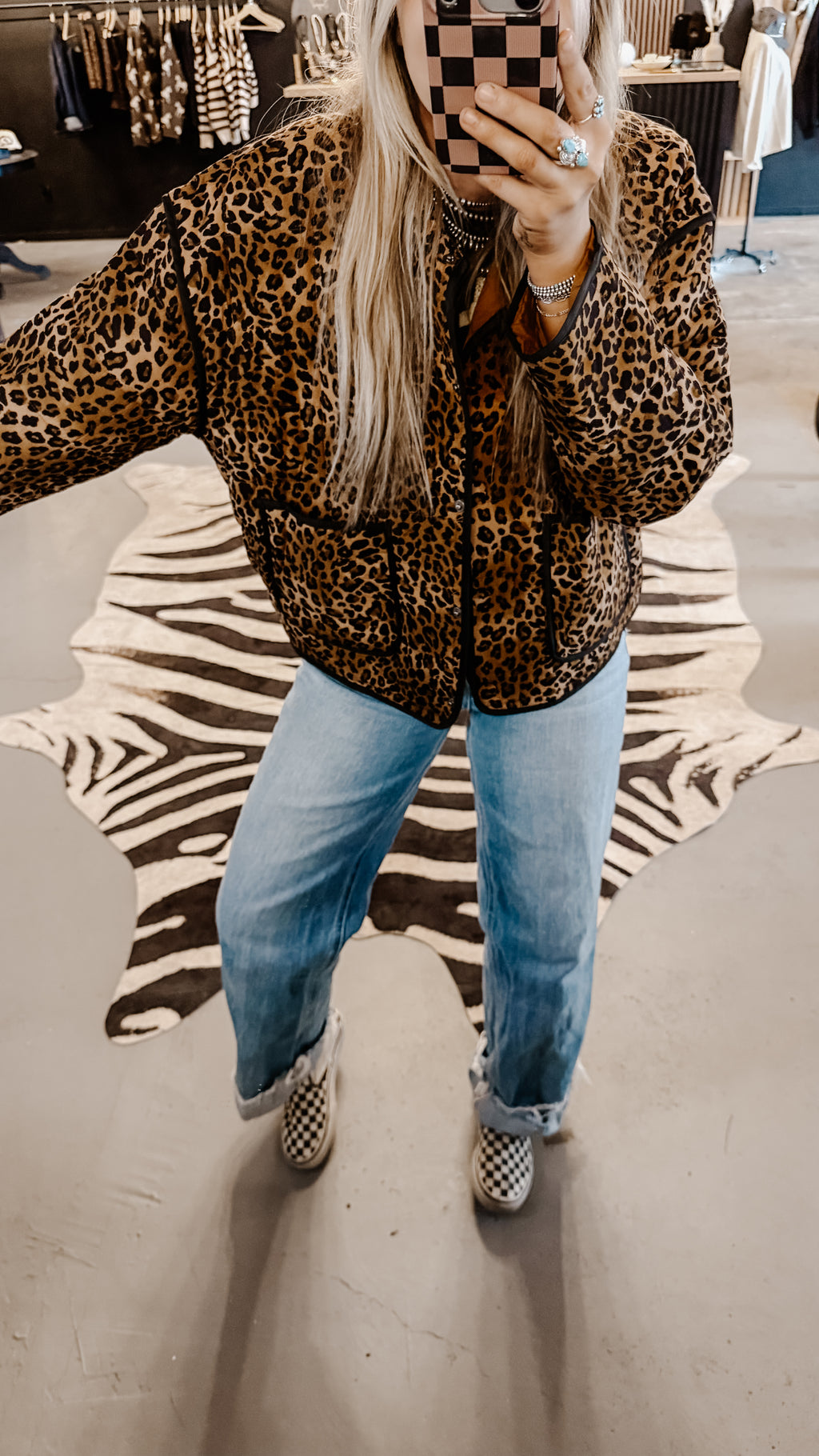 LAYLA LEOPARD PRINT JACKET