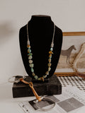 THE HIGH DESERT NECKLACE - Genuine Turquoise & Sterling Pearls