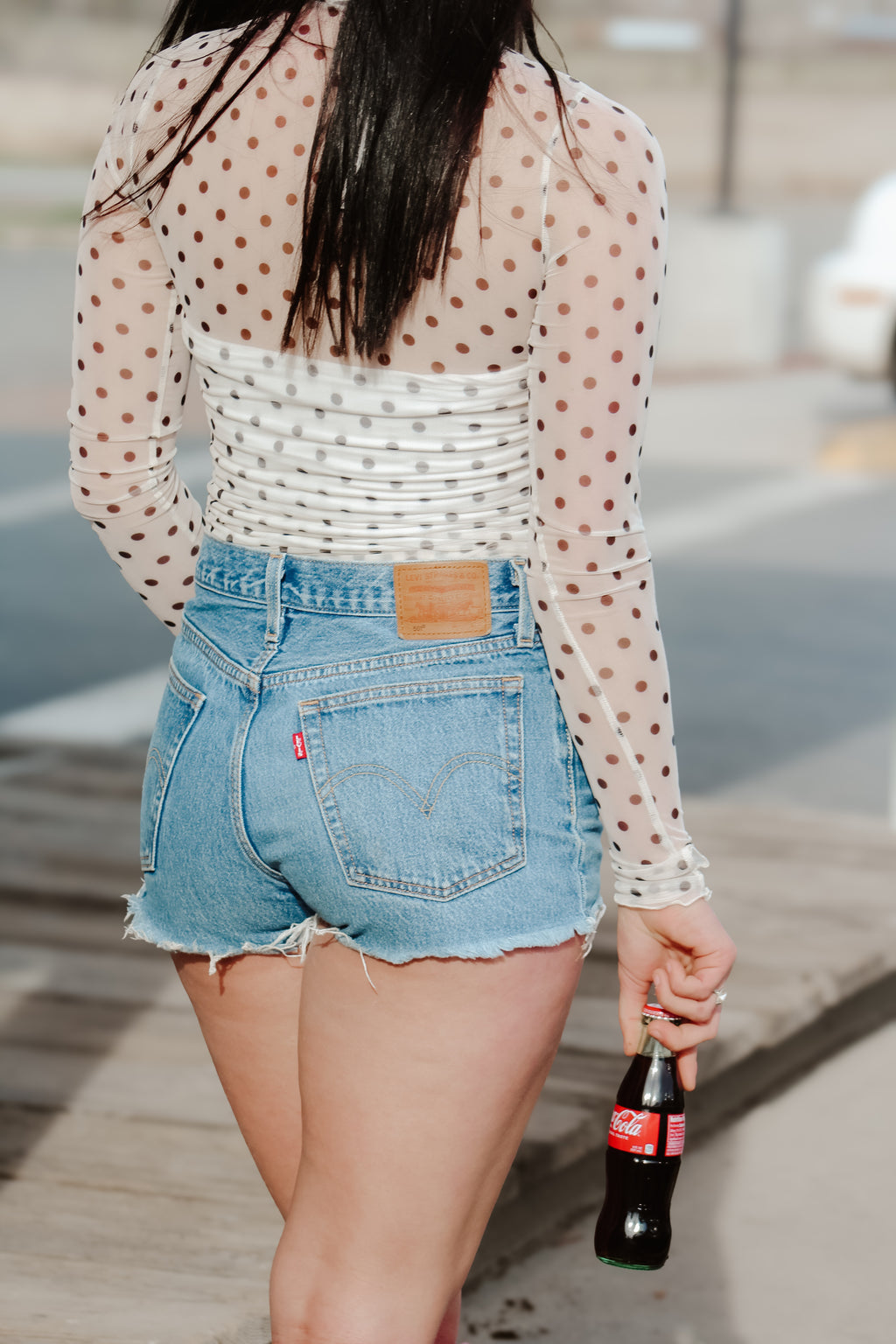 THE SHEER POLKA-DOT TOP