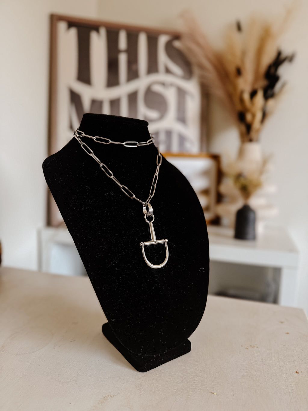 THE SHAYLEE HORSEBIT NECKLACE