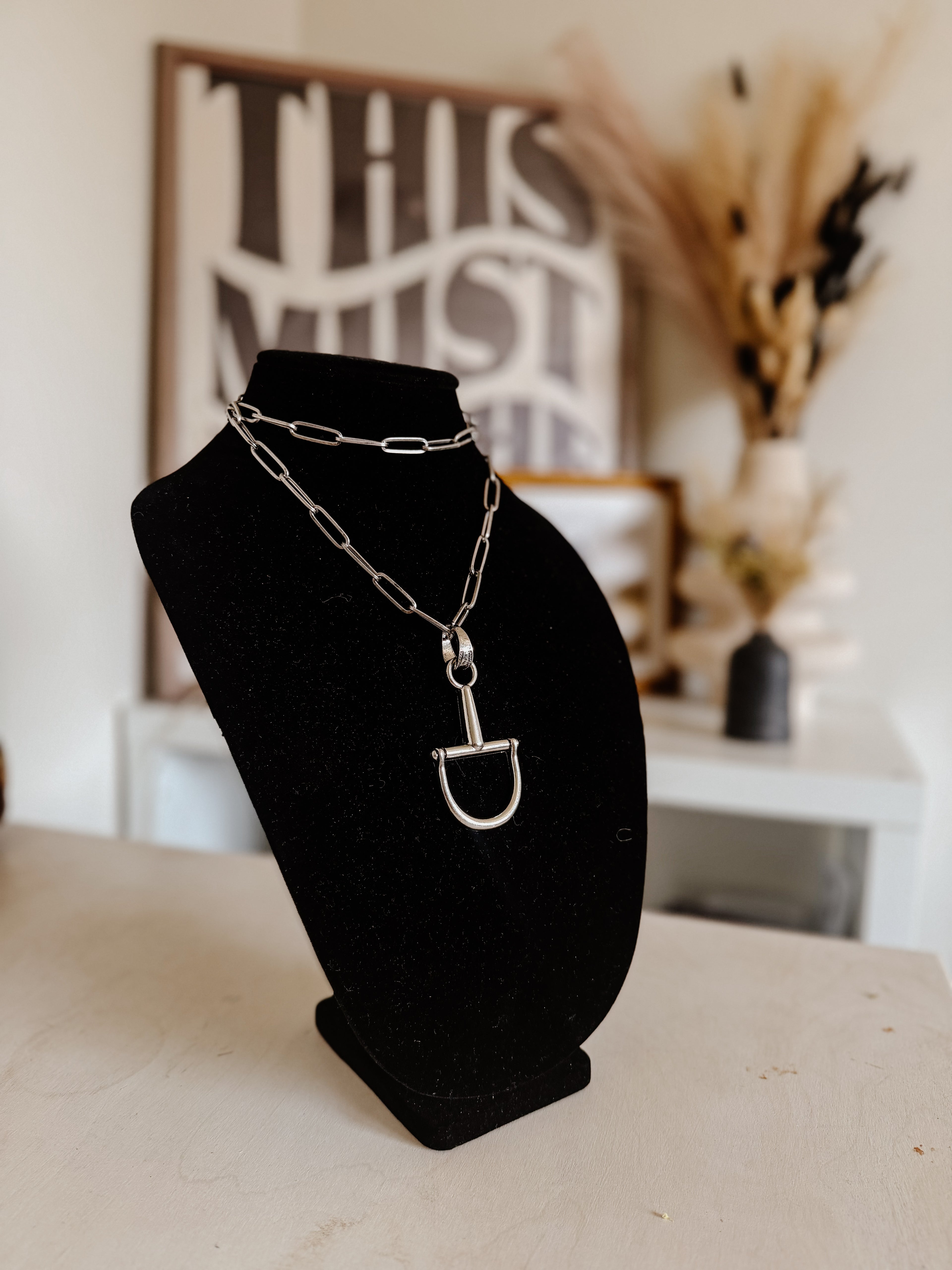 THE SHAYLEE HORSEBIT NECKLACE