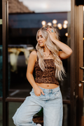 THE THE LAYLA LEOPARD TOP