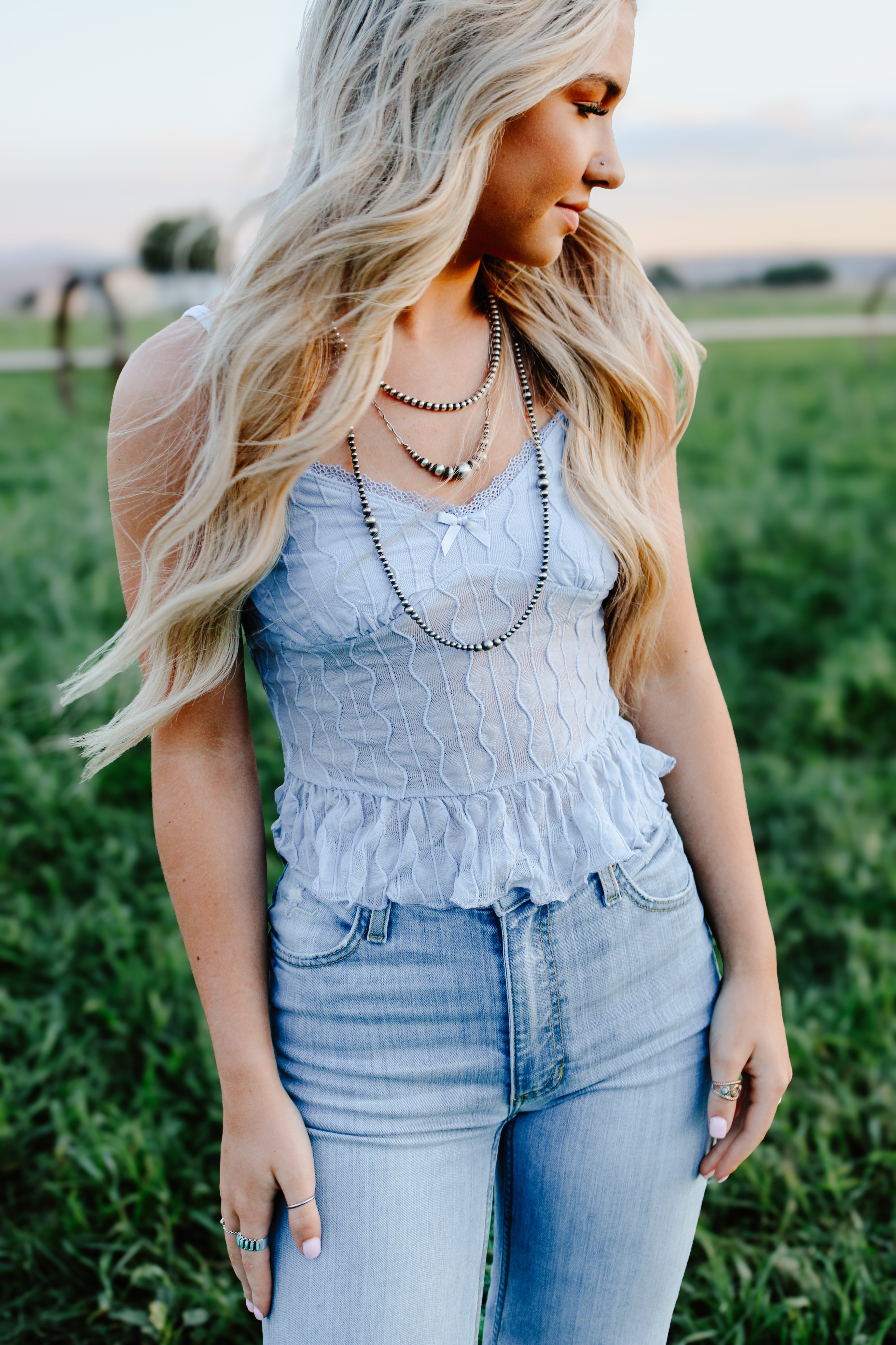 THE SATIN BOW CAMI