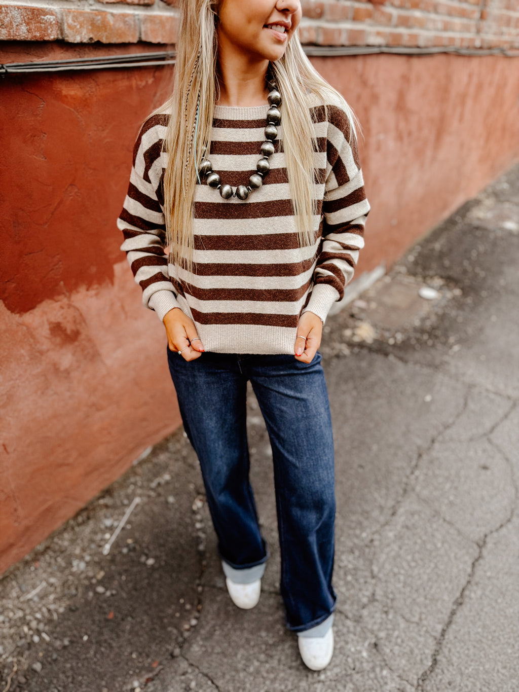 THE ODESSA STRIPE SWEATER