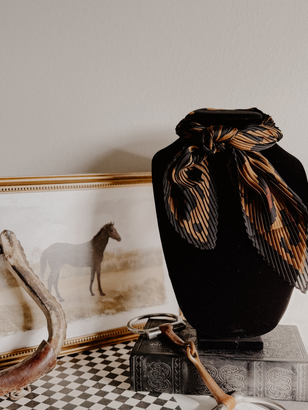 CHEETAH TWILLY NECK SCARF