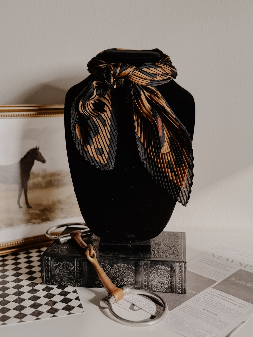 CHEETAH TWILLY NECK SCARF