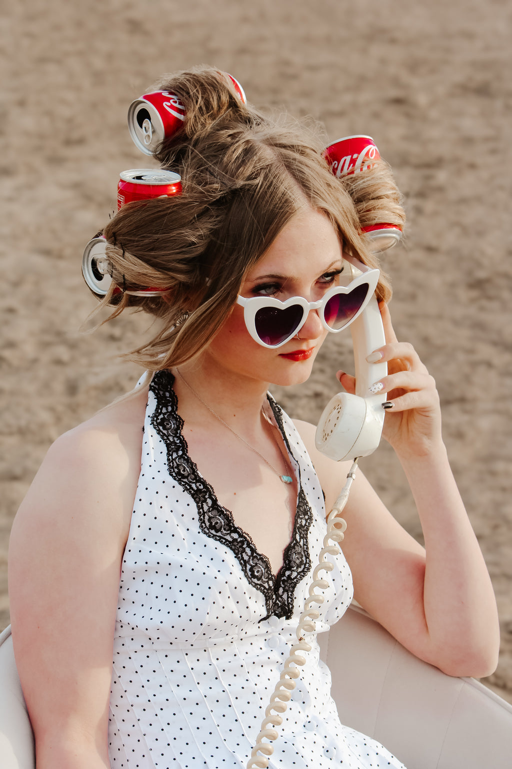 THE GRACELYN HALTER TOP - WHITE