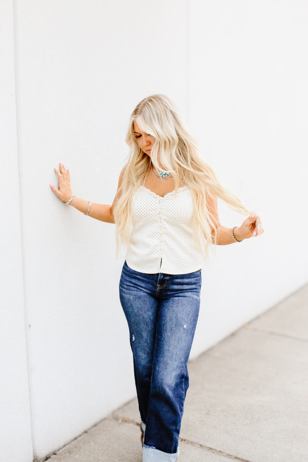 THE AVA SATIN TANK